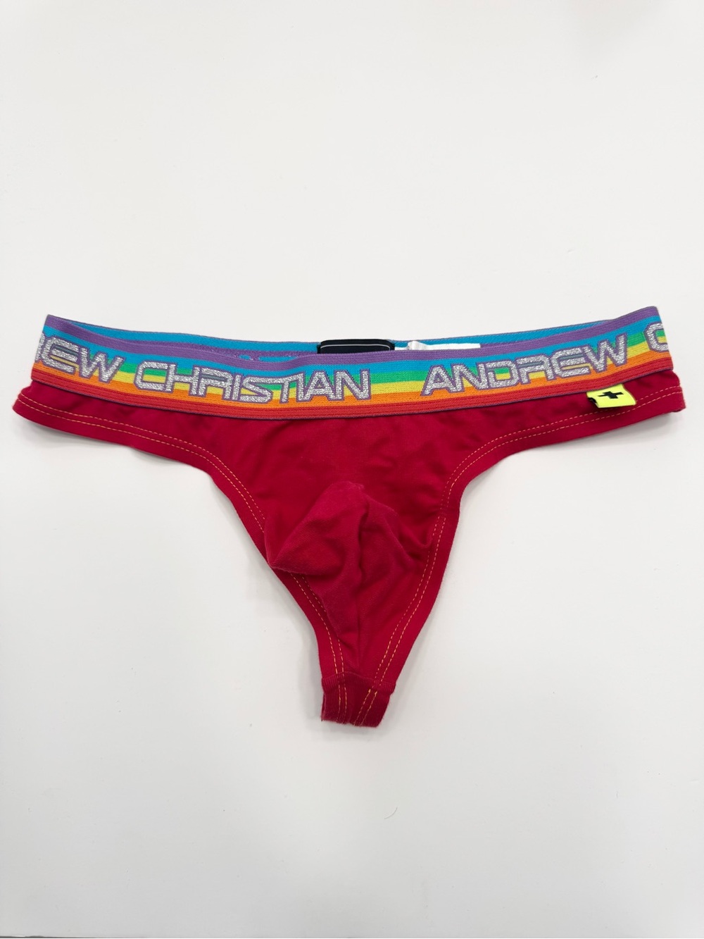 Rare Pride - Andrew Christian Men’s Thong Red- size XS